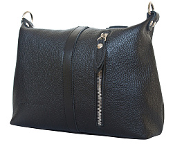 Кожаная женская сумка Aviano black Carlo Gattini 8011-01