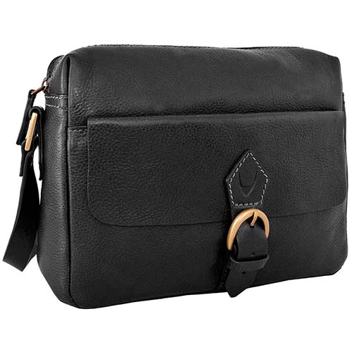 Мужская сумка для документов чёрная Hidesign GILES-02 BLACK