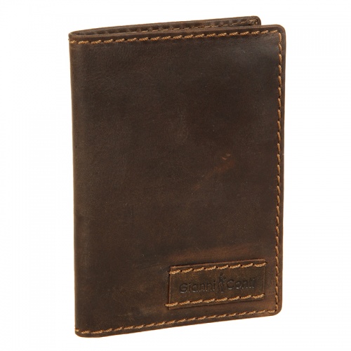 Обложка для паспорта коричневая Gianni Conti 1227454 dark brown
