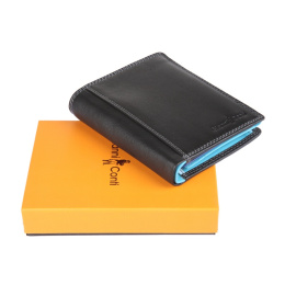 Портмоне черное Gianni Conti 1808037 black mult