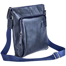 Мужская сумка через плечо синяя Alexander TS P0012 Blue