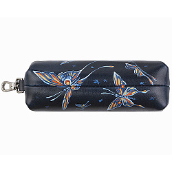 Ключница синяя с росписью Alexander TS «Бабочки»