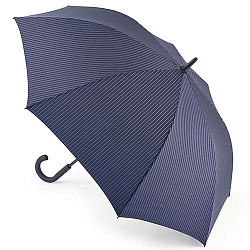 Мужской зонт трость Knightsbridge-2 синий Fulton G451-2639 CityStripeNavy