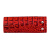 Ключница, красная Sergio Belotti 7403 croco red
