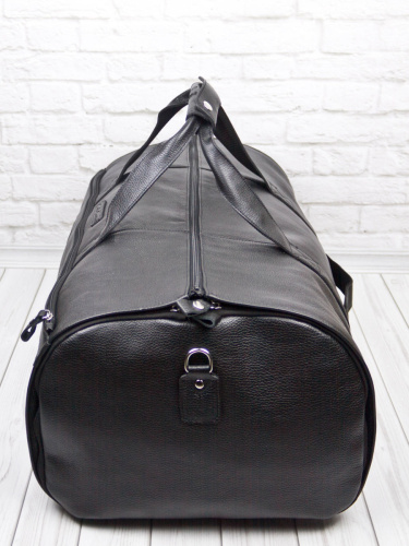 Кожаный портплед / дорожная сумка Milano black Carlo Gattini 4035-01