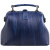 Женская сумка синяя с росписью Alexander TS Фрейм «Прайд. Кот»