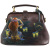 Женская сумка коричневая с росписью Alexander TS Фрейм «Русалка на кувшинке»