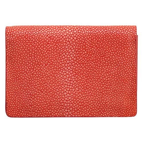 Визитница красная. Кожа СКАТА Др.Коффер S14025