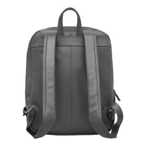 Кожаный мужской рюкзак для ноутбука Faber Grey Lakestone 918304/GR
