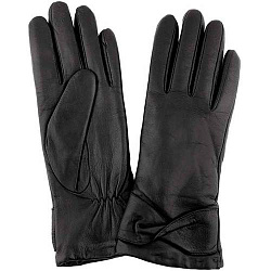 Женские перчатки чёрные Giorgio Ferretti 30012 IK A1 black (7.5)