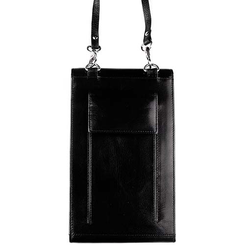 Нагрудный кошелёк черный Barkli 00025-5 black Br
