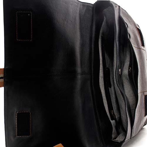 Портфель-сумка чёрный Hidesign NORCROSS BLACK