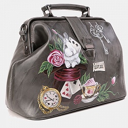 Женская сумка, серая Alexander TS W0023 Gray Алиса 5