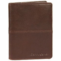 Обложка для паспорта коричневая Gianni Conti 1137455E dark brown