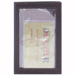 Обложка для документов коричневая Др.Коффер S10019