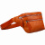 Женская сумка на пояс оранжевая Alexander TS KB0015 Orange Croco