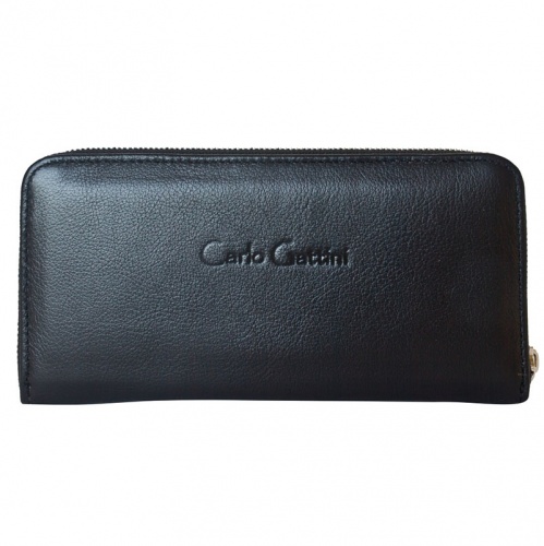 Кожаный кошелёк, черный Carlo Gattini 7701-01