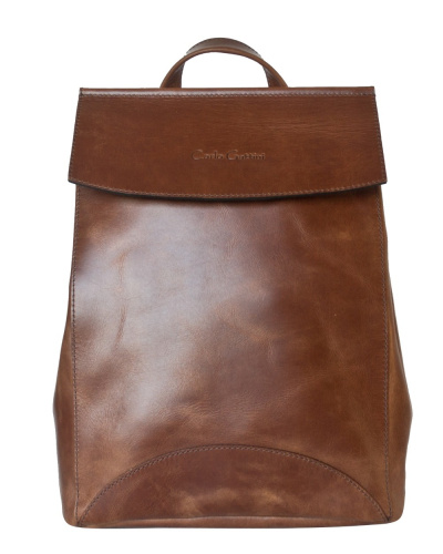 Женская сумка-рюкзак Antessio cognac Carlo Gattini 3041-03