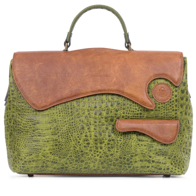 Портфель Voyage Croco в зеленом Ante Kovac
