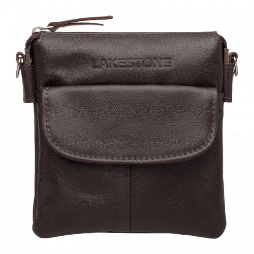 Небольшая кожаная сумка через плечо Osborne Brown Lakestone 957054/BR