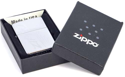 Зажигалка Classic серебристая Zippo 250 Zippo Made In US GS