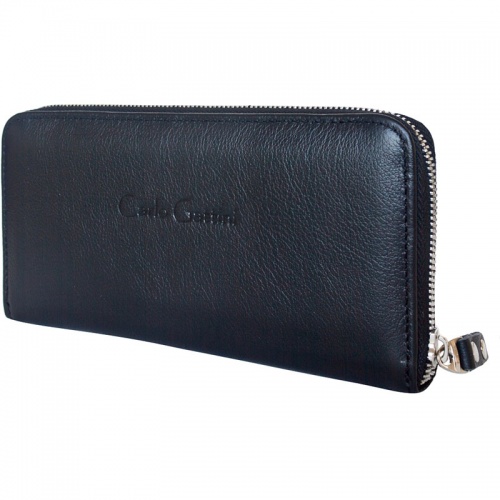 Кожаный кошелёк, черный Carlo Gattini 7701-01