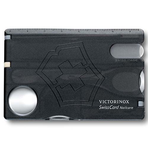 Швейцарская карточка SwissCard Classic чёрная Victorinox 0.7133.T3 GS