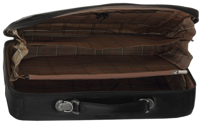 Портфель чёрный Tony Perotti 331250/1