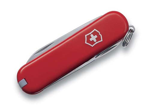 Нож-брелок Classic SD красный Victorinox 0.6223 GS