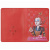 Обложка для паспорта красная с росписью Alexander TS «Красная королева»