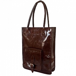 Кожаная женская сумка Arluno brown Carlo Gattini 8007-02