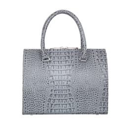 Женская сумка Sergio Belotti 7523 Croco (KM) grey Capr