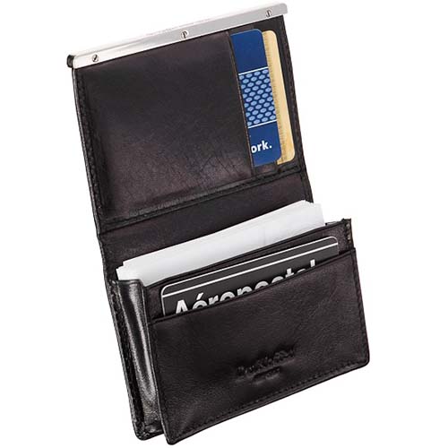 Визитница чёрная Др.Коффер S14018