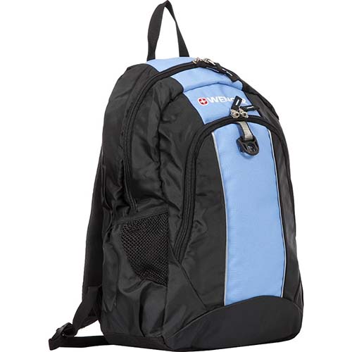 Рюкзак школьный чёрный / голубой Wenger 17222315 GS