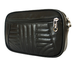 Кожаная женская сумка, черная Carlo Gattini 8026-01