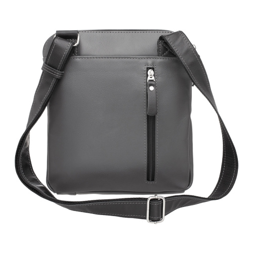 Мужская сумка через плечо Elm Grey/Black Lakestone 9513/GR/BL