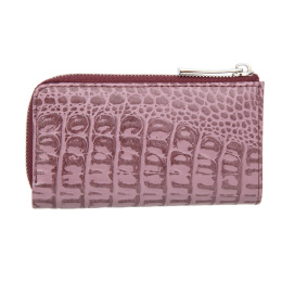 Ключница, розовая Sergio Belotti 7404 croco pink