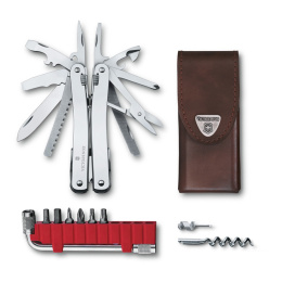Мультитул, 105 мм, 35 функций, в кожаном чехле Victorinox 3.0235.L GS