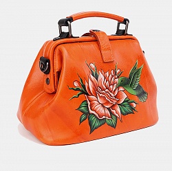 Женская сумка, оранжевая Alexander TS W0013 Orange Black Флаверс