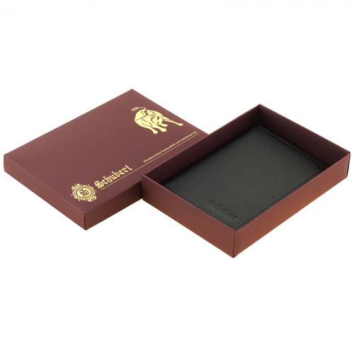 Обложка для паспорта с отделениями для карт чёрная SCHUBERT o010-402/01