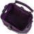 Женская сумка с росписью Alexander TS Фрейм «Флаверс» в фиолетовом