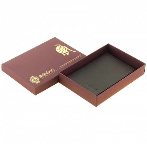 Обложка для паспорта с отделениями для карт коричневая SCHUBERT o020-402/02