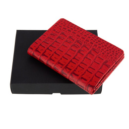 Обложка для автодокументов, красная Sergio Belotti 7301 croco red