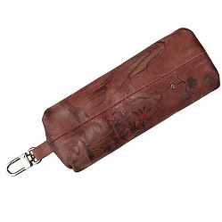 Ключница коричневая расписная Alexander TS «Катхай 2»