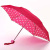 Женский зонт Lulu Guinness Tiny-2 розовый Fulton L717-2781 LipsPrint