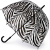 Женский зонт трость Birdcage-2 комбинированный Fulton L042-2519 Zebra