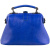 Женская сумка-саквояж синяя с росписью Alexander TS Фрейм «Прайд2»