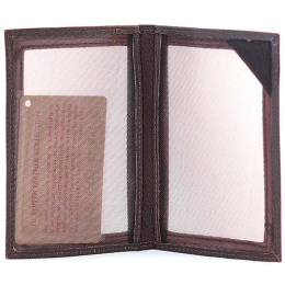 Обложка для документов коричневая Др.Коффер S10019