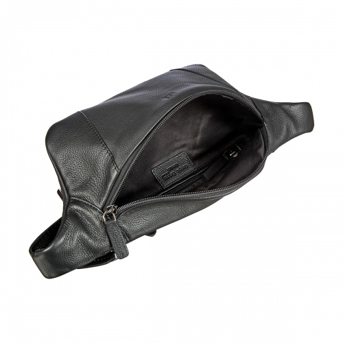Напоясная сумка, черная Sergio Belotti 012-2315 denim black