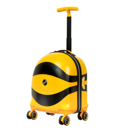 Детский чемодан-тележка, чёрный-желтый Verage GM20056W15 yellow
